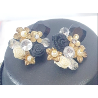 Ketting met hanger en oorbellen